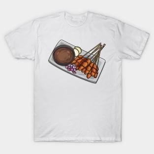 Satay cartoon illustration T-Shirt